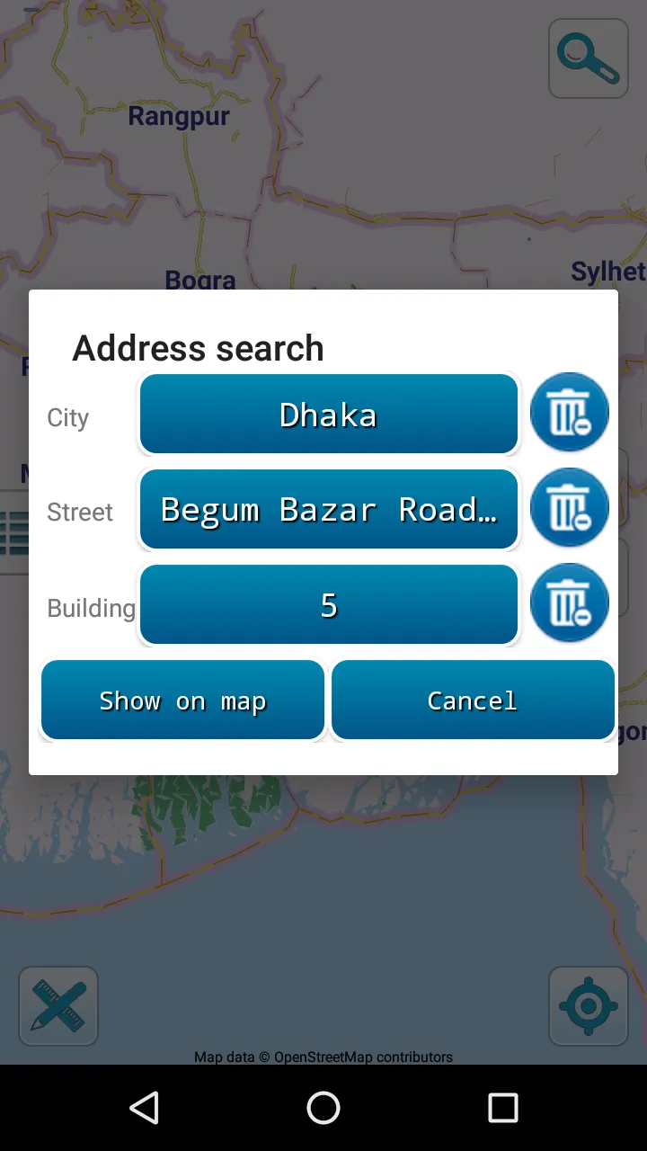 Map of Bangladesh offline | Indus Appstore | Screenshot