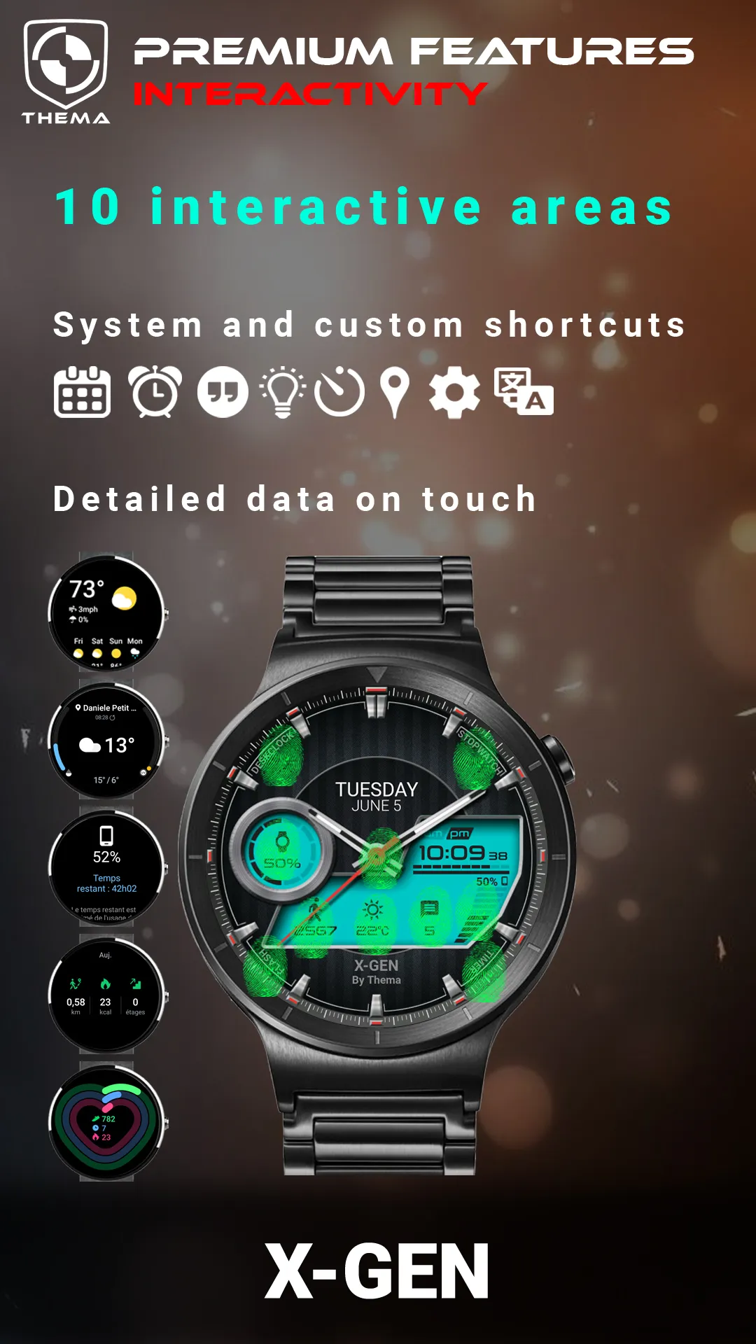 X-Gen Watch Face | Indus Appstore | Screenshot