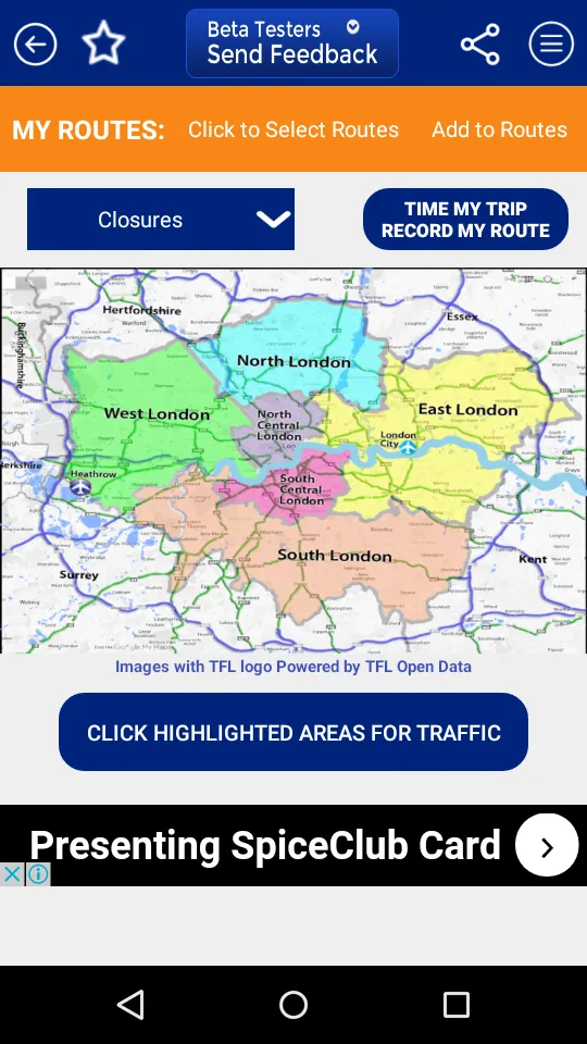 Live Traffic UK -- Beta | Indus Appstore | Screenshot