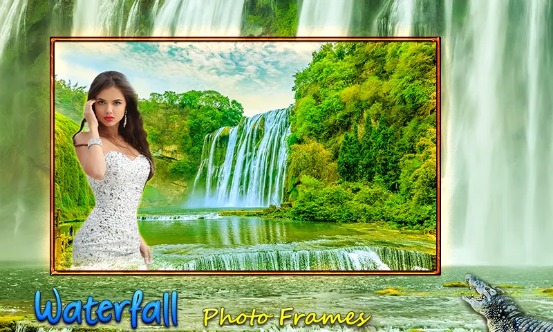 Waterfall Photo Frames SM | Indus Appstore | Screenshot