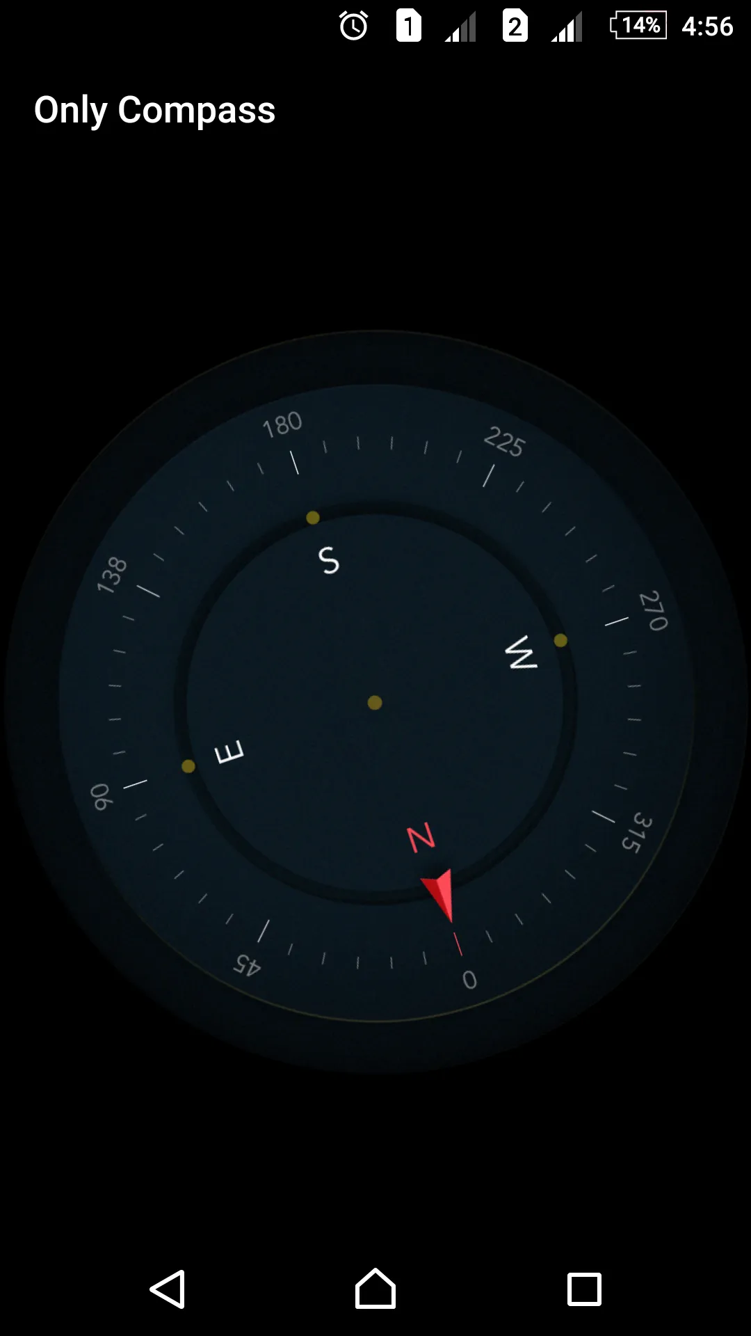 Only Compass - Mobile compass | Indus Appstore | Screenshot