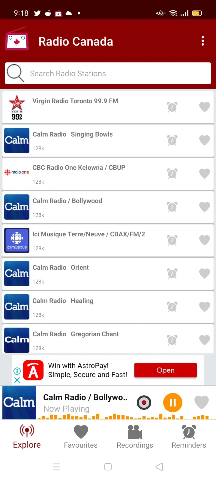 Radio Canada : Online FM app | Indus Appstore | Screenshot