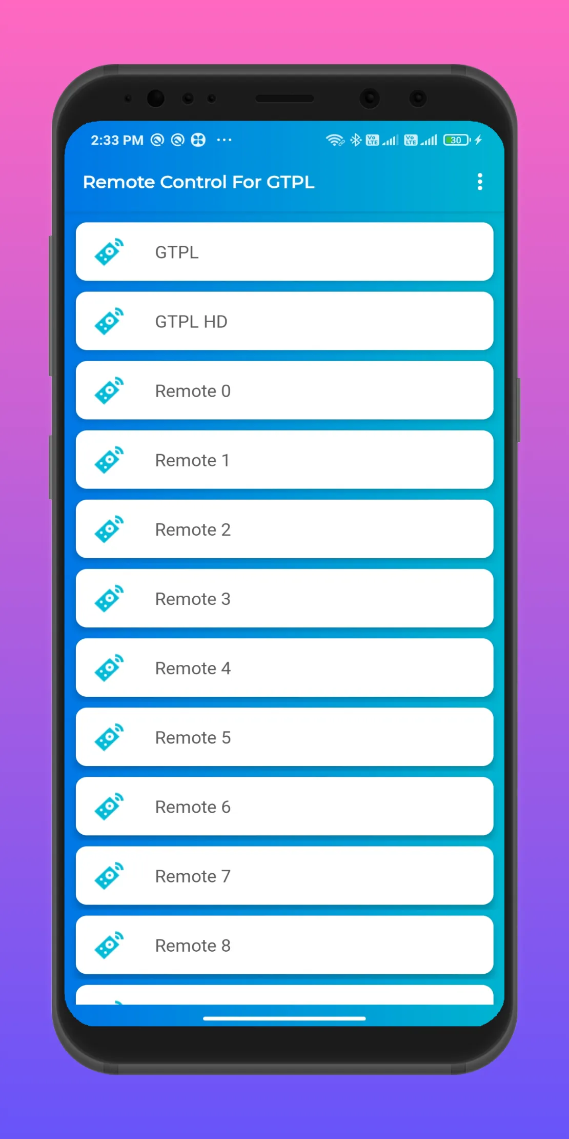 Remote Control for GTPL | Indus Appstore | Screenshot