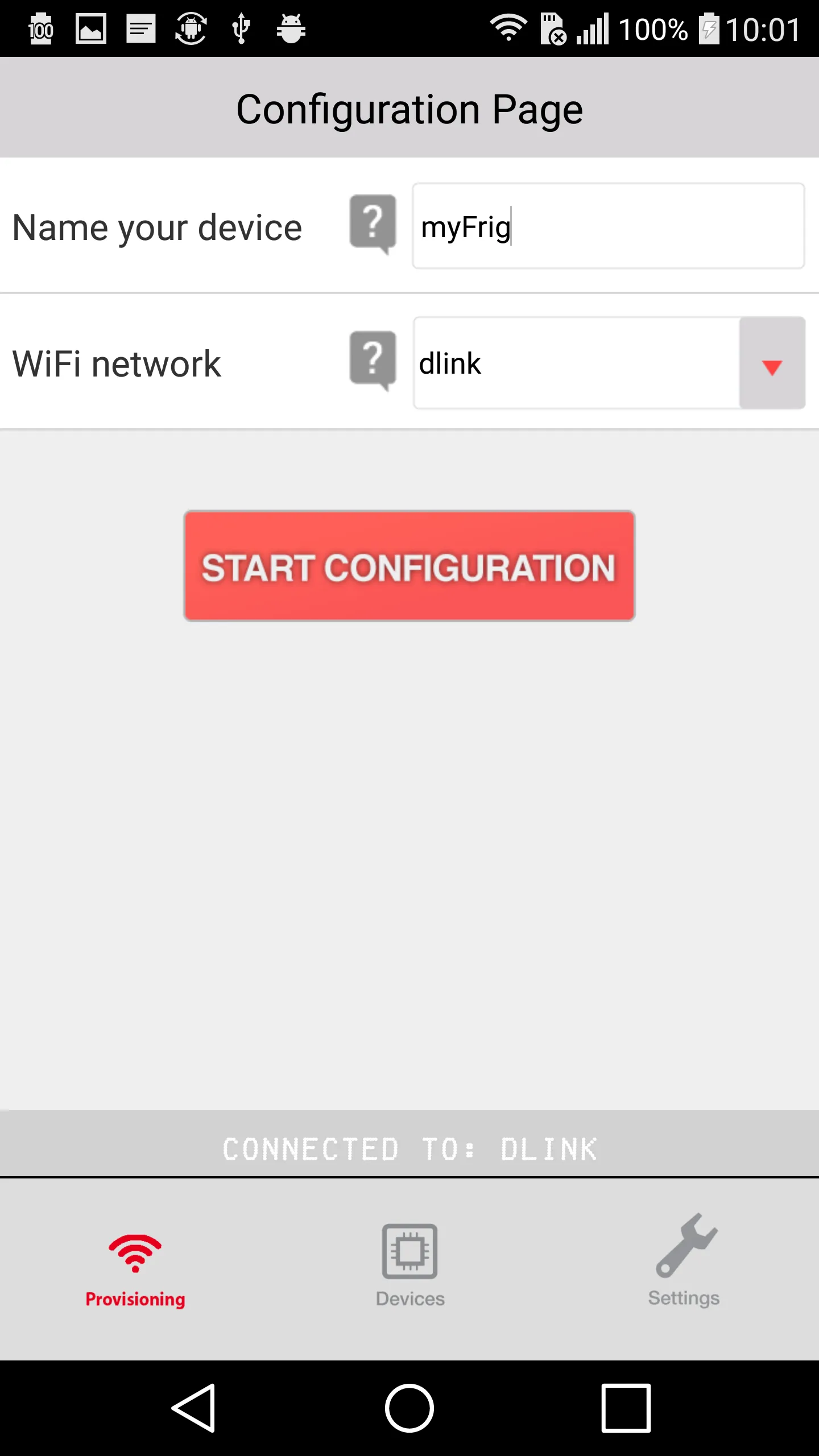 SimpleLink™ Wi-Fi® Starter Pro | Indus Appstore | Screenshot