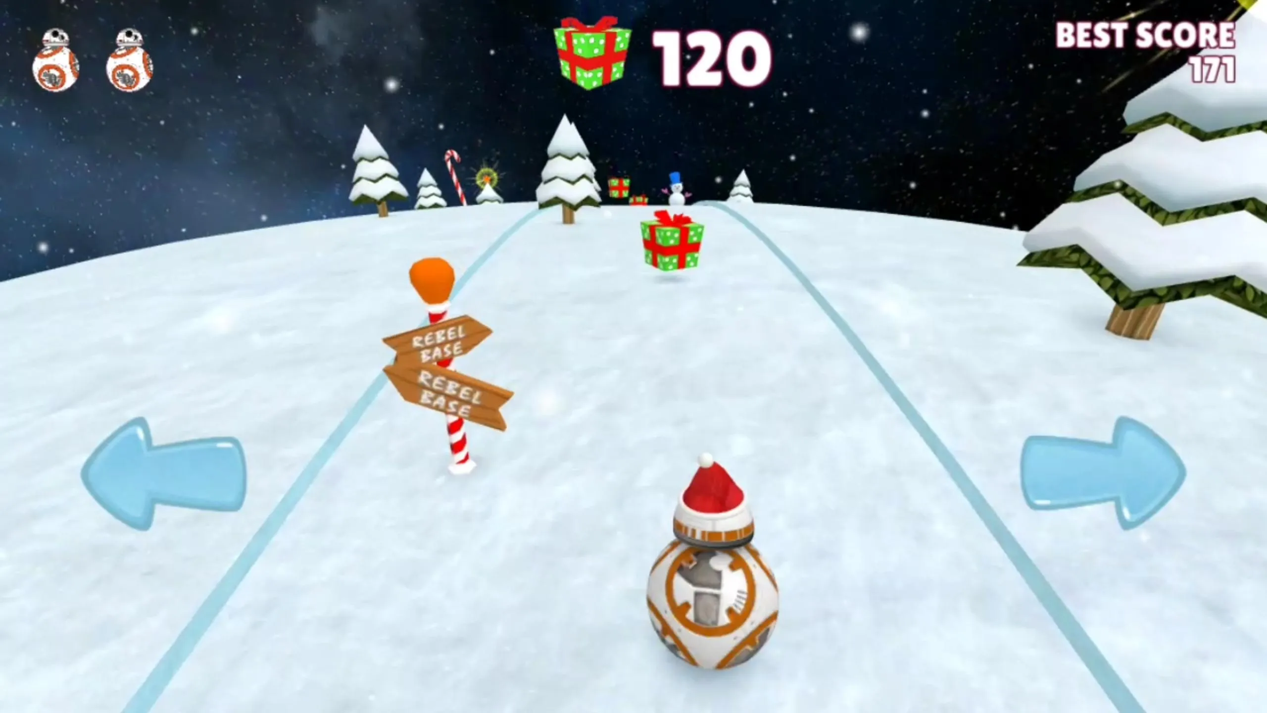 BB8 Xmas roll | Indus Appstore | Screenshot