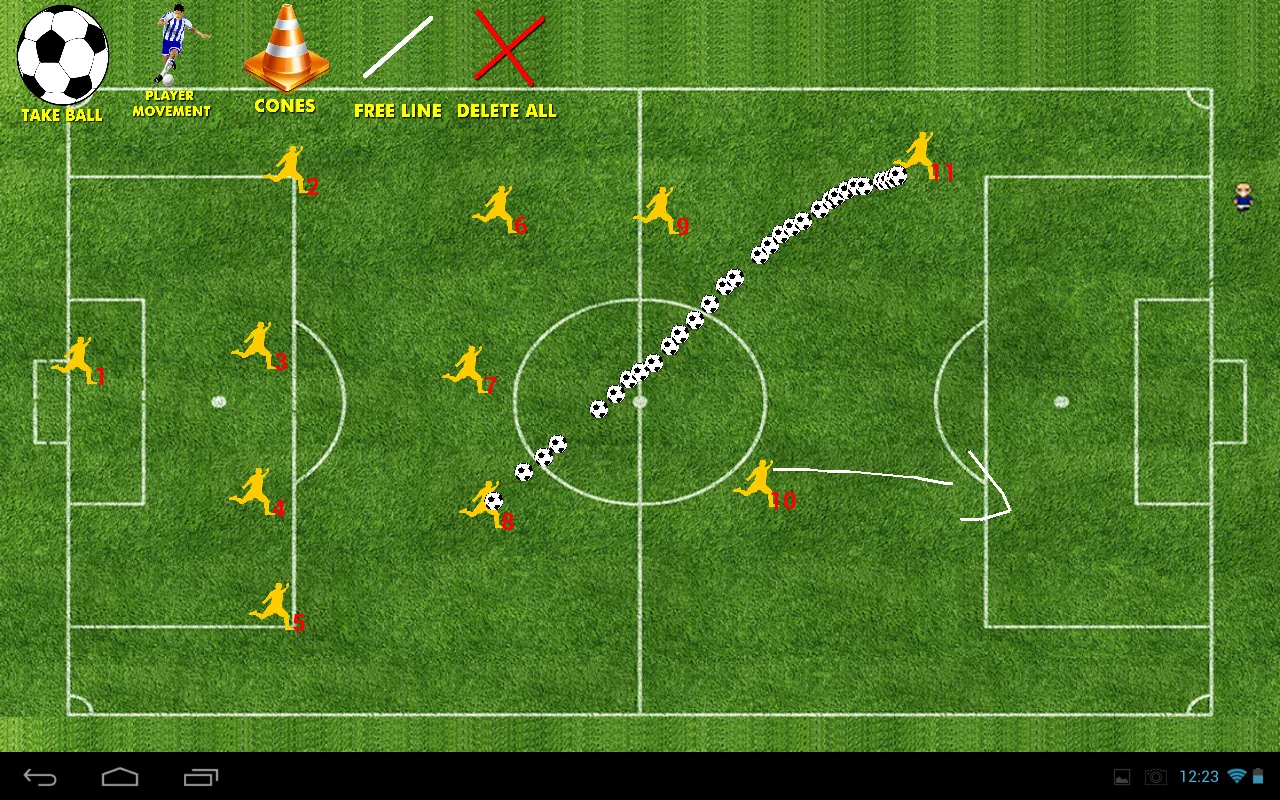 TACTICAL BOARD SOCCER | Indus Appstore | Screenshot