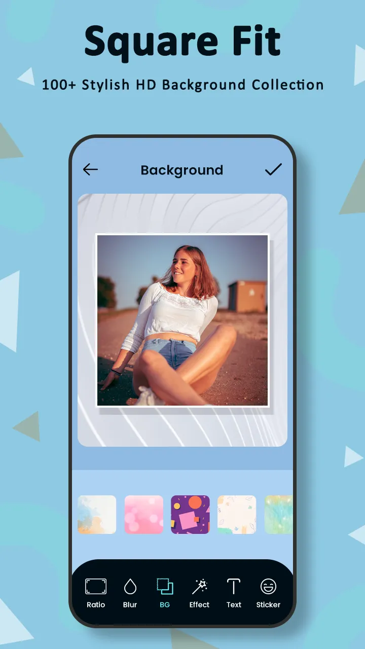 Square Fit- Blur Photo & No Cr | Indus Appstore | Screenshot