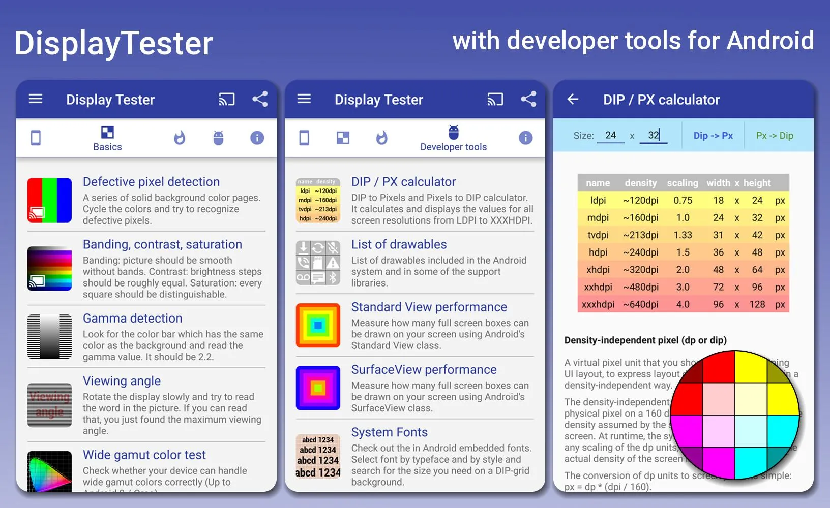 Display Tester | Indus Appstore | Screenshot