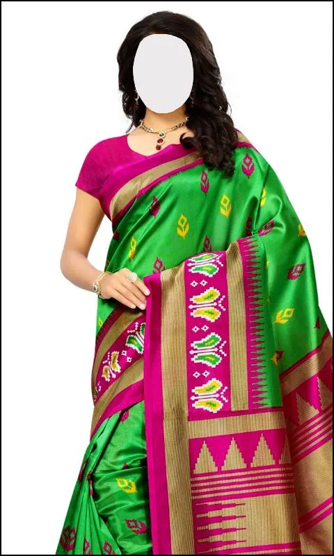 Fashion Women Saree Photo Suit | Indus Appstore | Screenshot