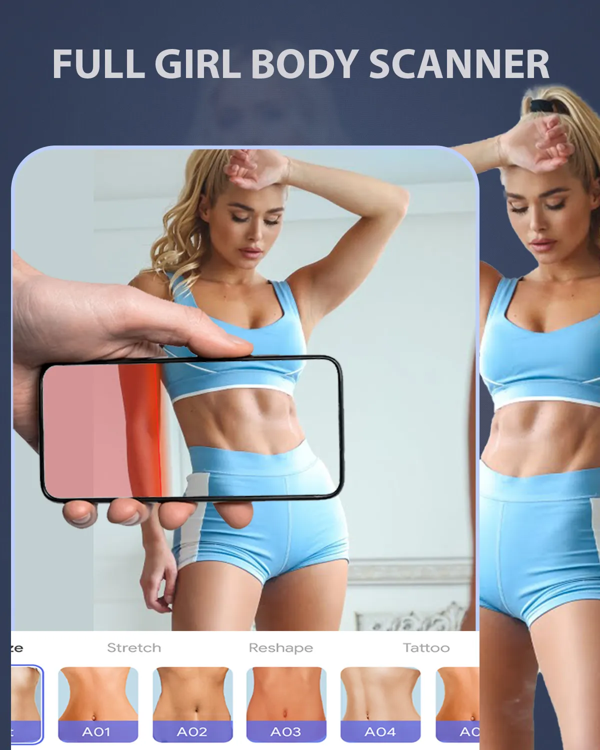 Body Scanner Girl Shape Editor | Indus Appstore | Screenshot