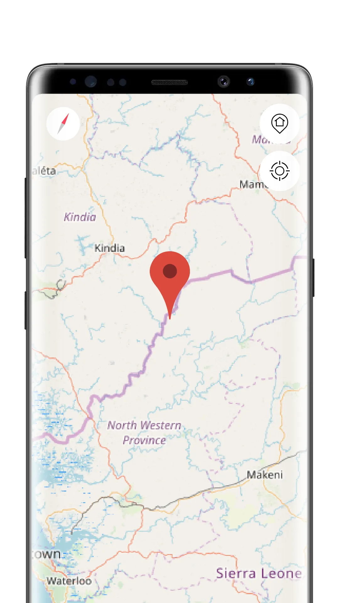 Sierra Leone offline map | Indus Appstore | Screenshot