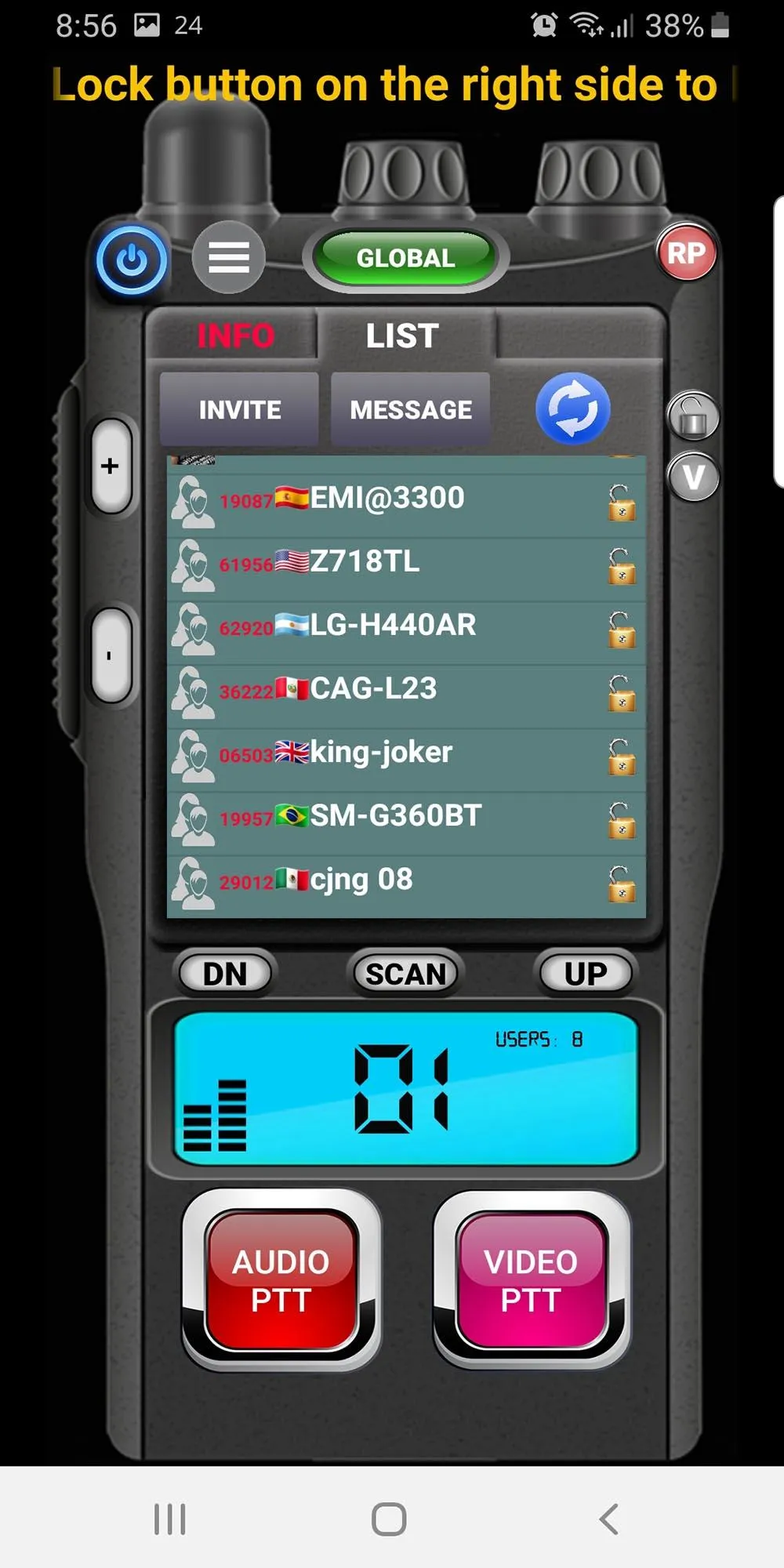 Professional Walkie Talkie | Indus Appstore | Screenshot