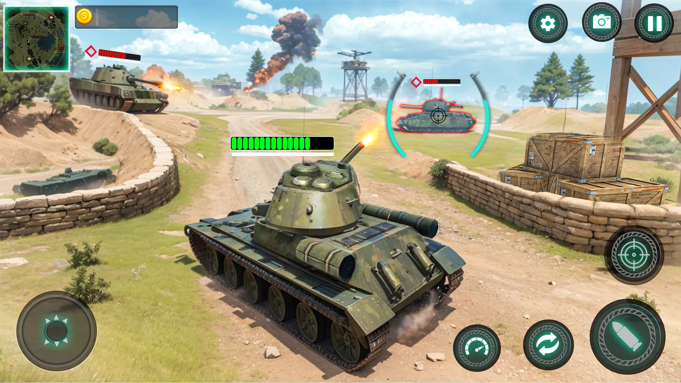 Military Tank War Machine Sim | Indus Appstore | Screenshot