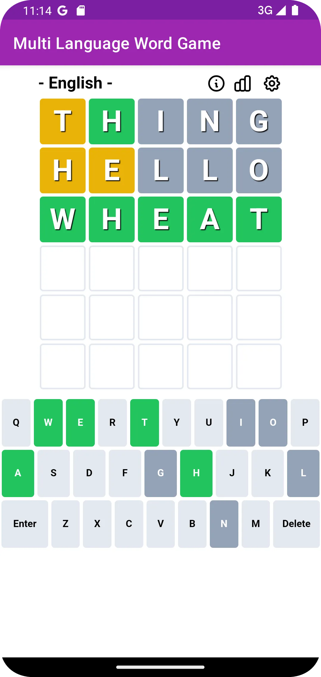 Multi Language Word Game | Indus Appstore | Screenshot