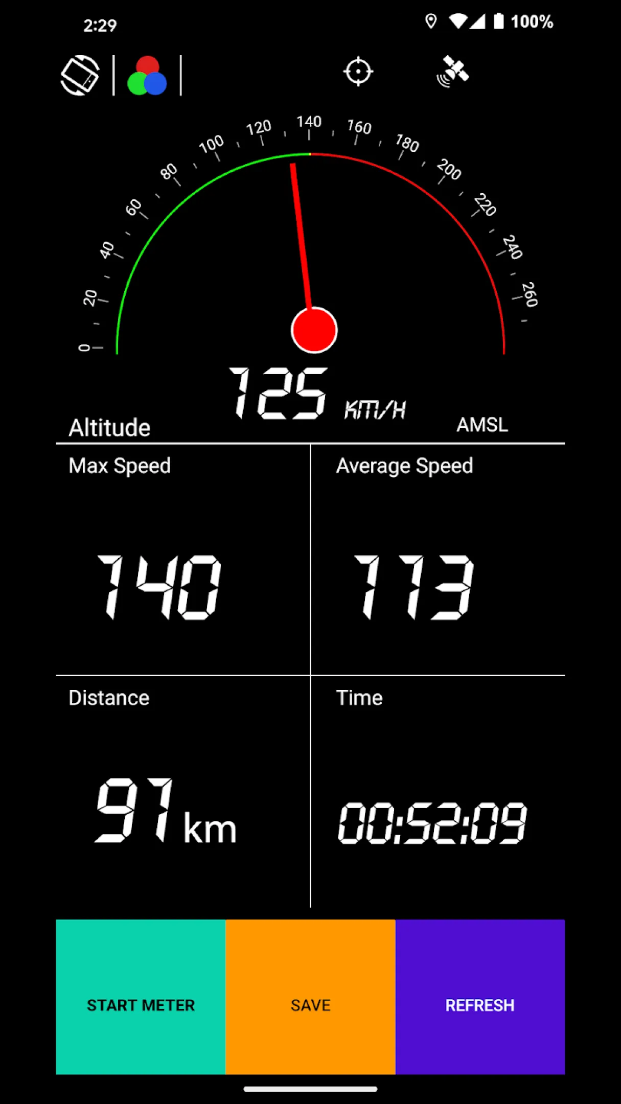 GPS Speedometer - Trip Meter | Indus Appstore | Screenshot