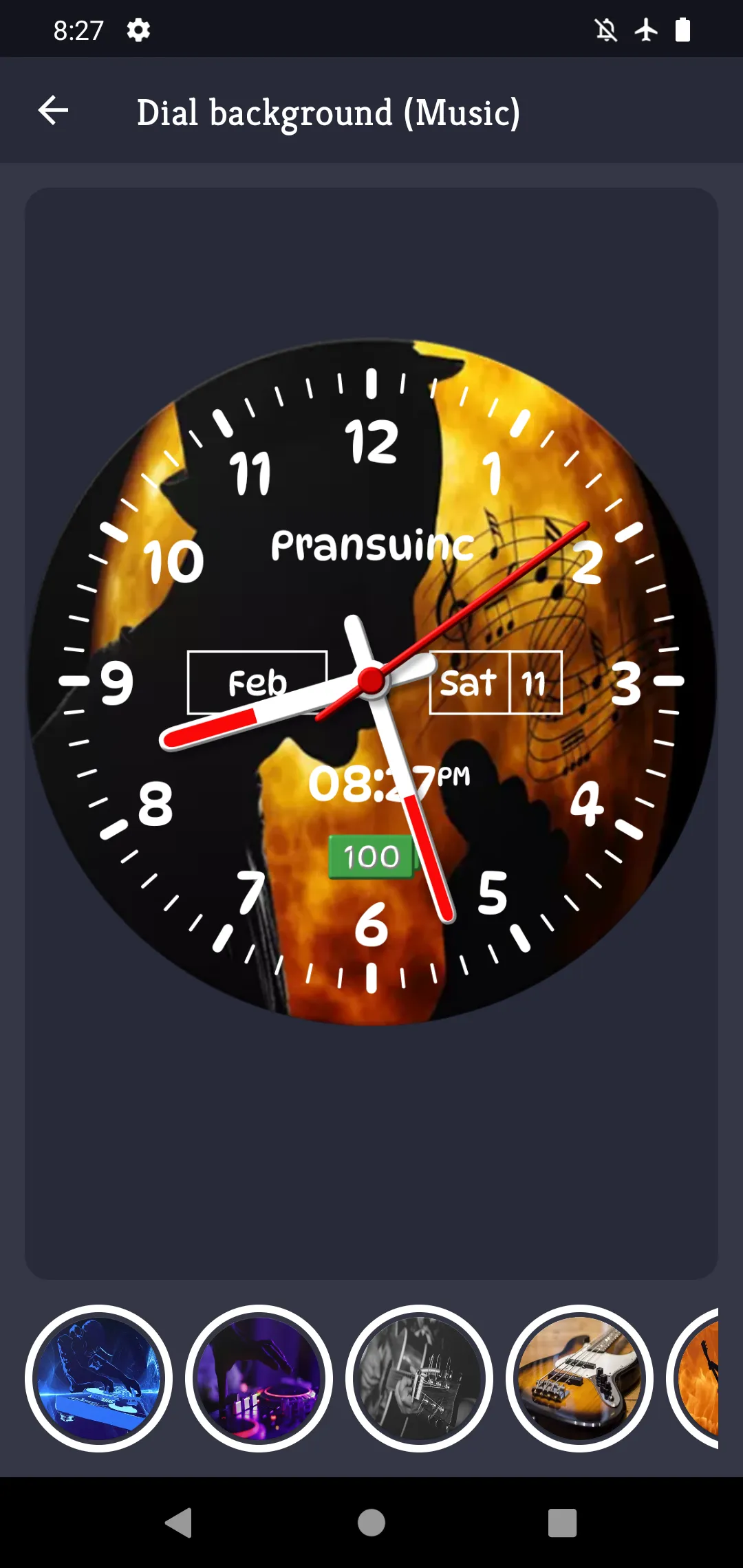 Music Clock Live Wallpaper | Indus Appstore | Screenshot