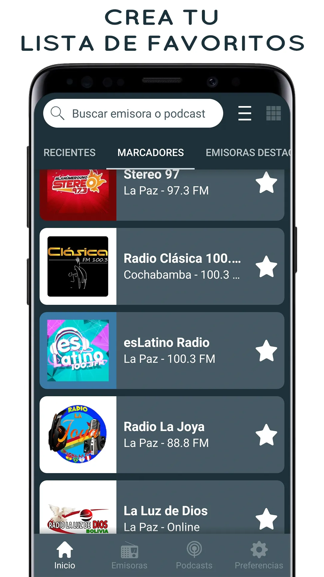 Radios de Bolivia FM y Online | Indus Appstore | Screenshot