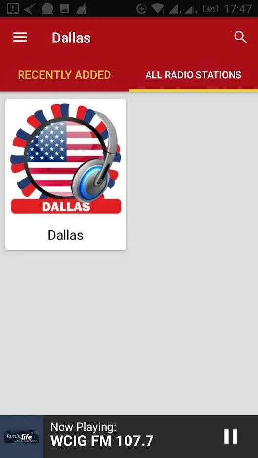 Dallas Radio Stations | Indus Appstore | Screenshot