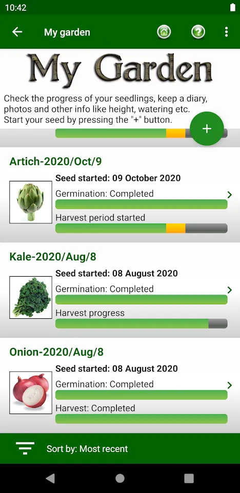 Sowing Calendar - Gardening | Indus Appstore | Screenshot