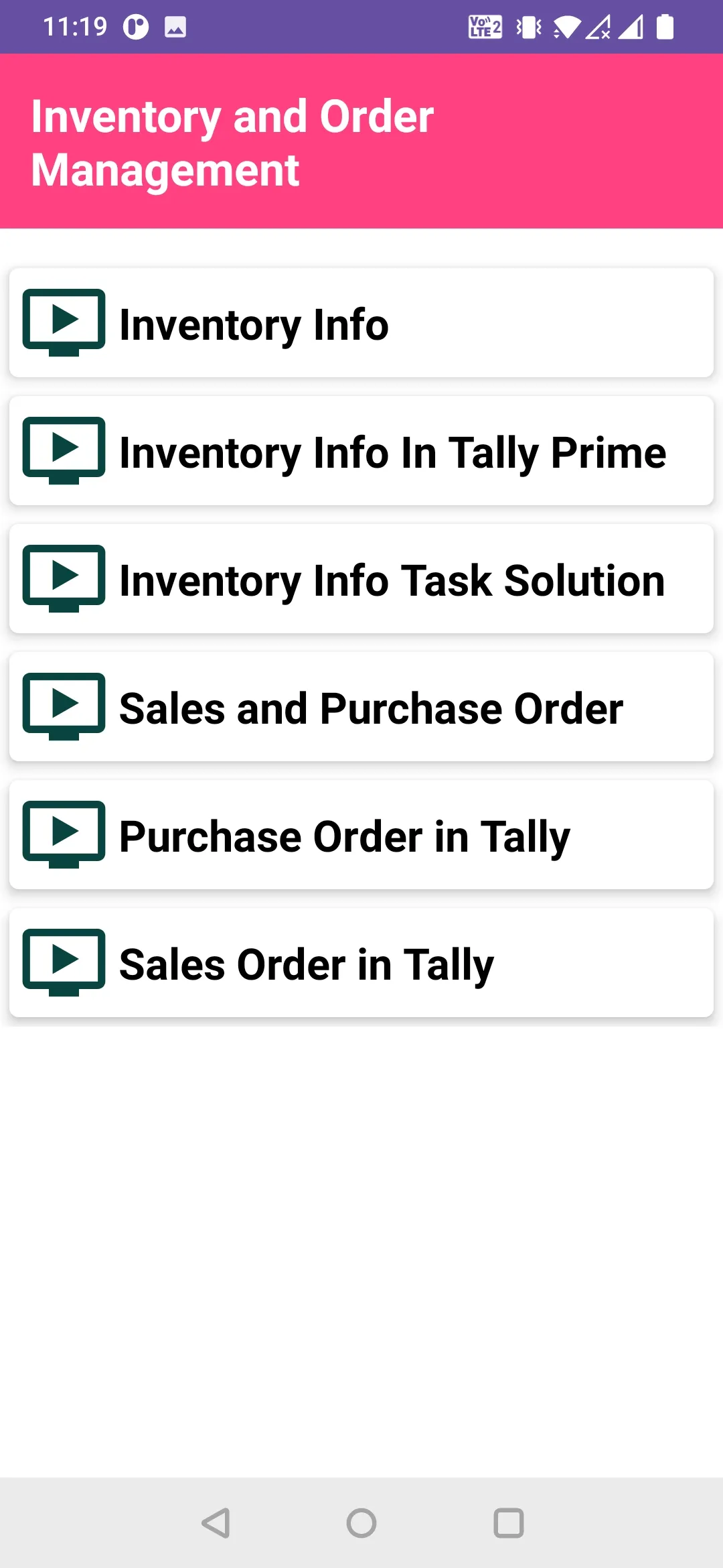 Tally ERP9 Training with GST | Indus Appstore | Screenshot