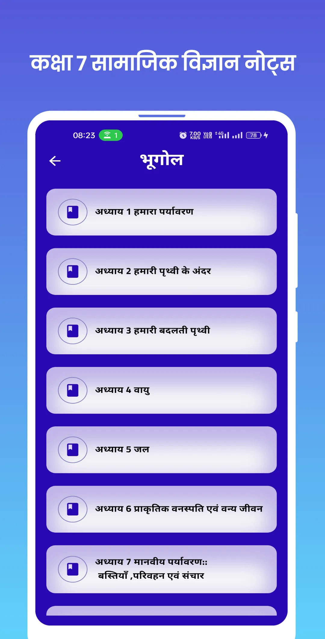 Class 7 Social Science Notes | Indus Appstore | Screenshot