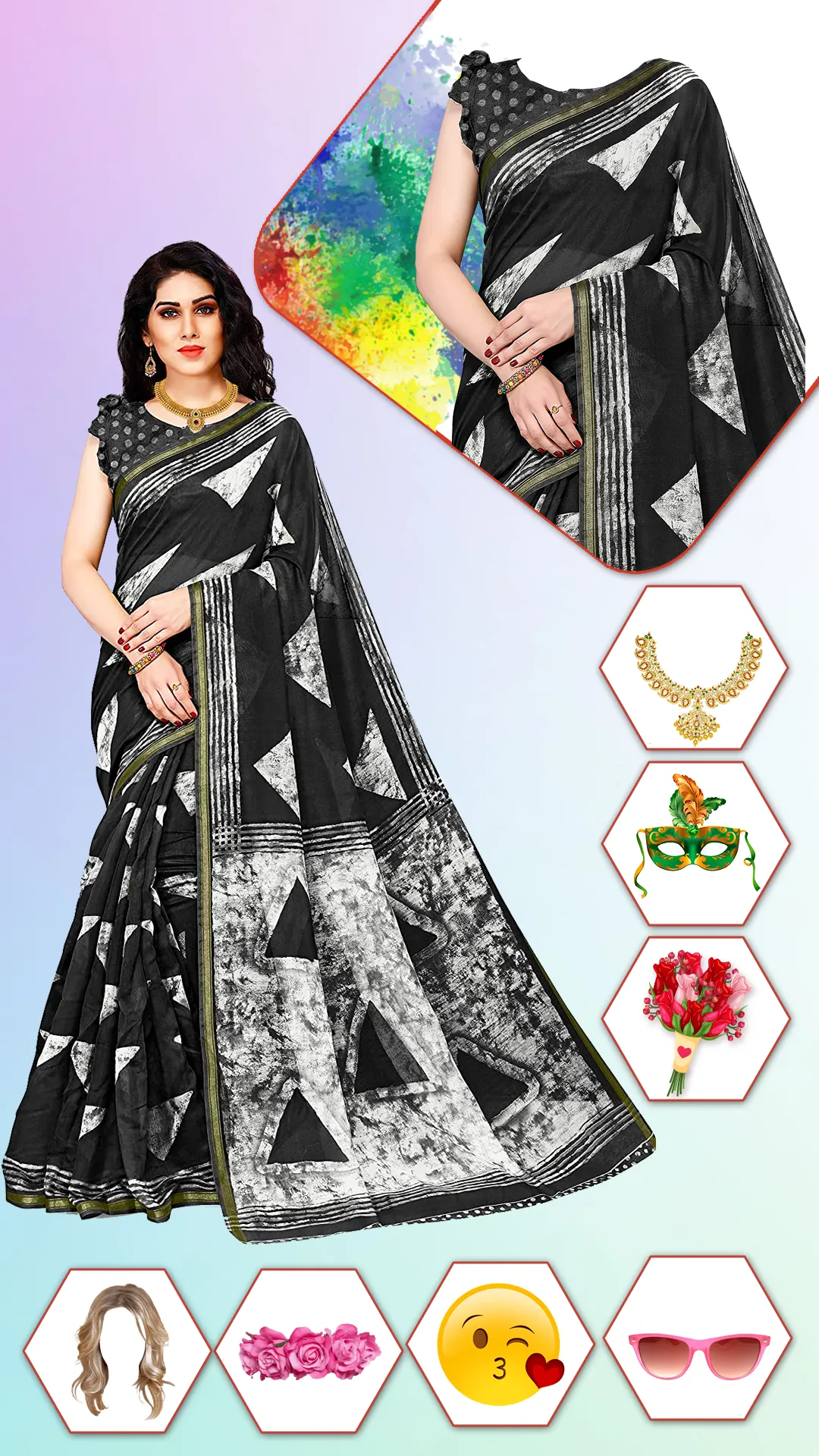 Women Fashion Saree Photo Suit | Indus Appstore | Screenshot