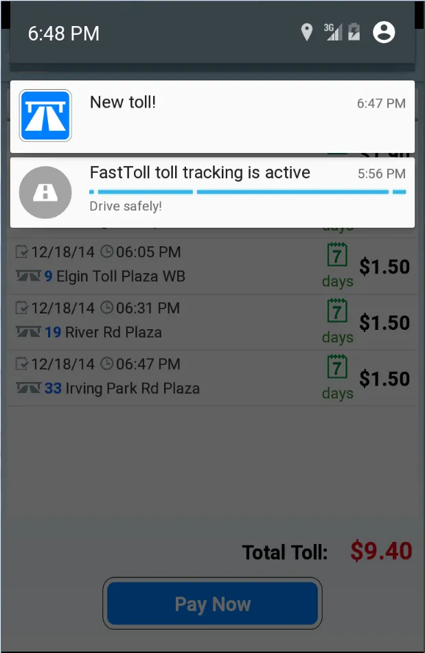 FastToll Illinois | Indus Appstore | Screenshot