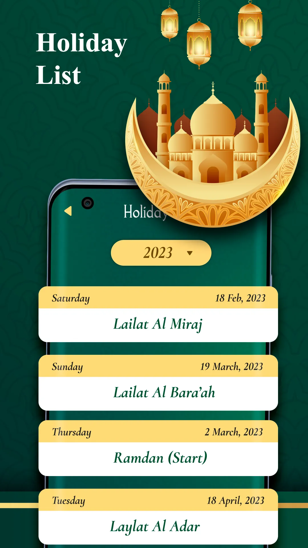 Hijri Islamic Calendar | Indus Appstore | Screenshot