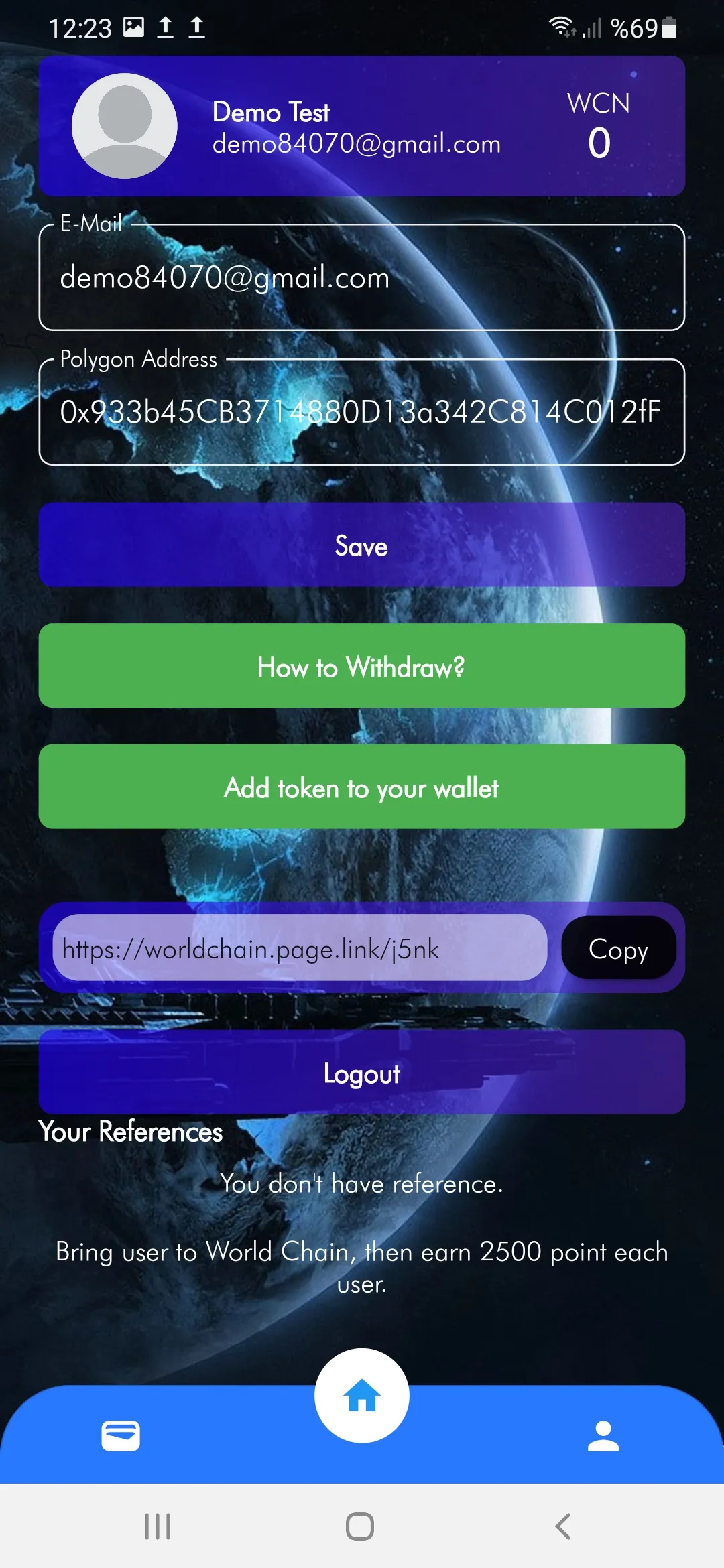 World Chain Network Mining | Indus Appstore | Screenshot