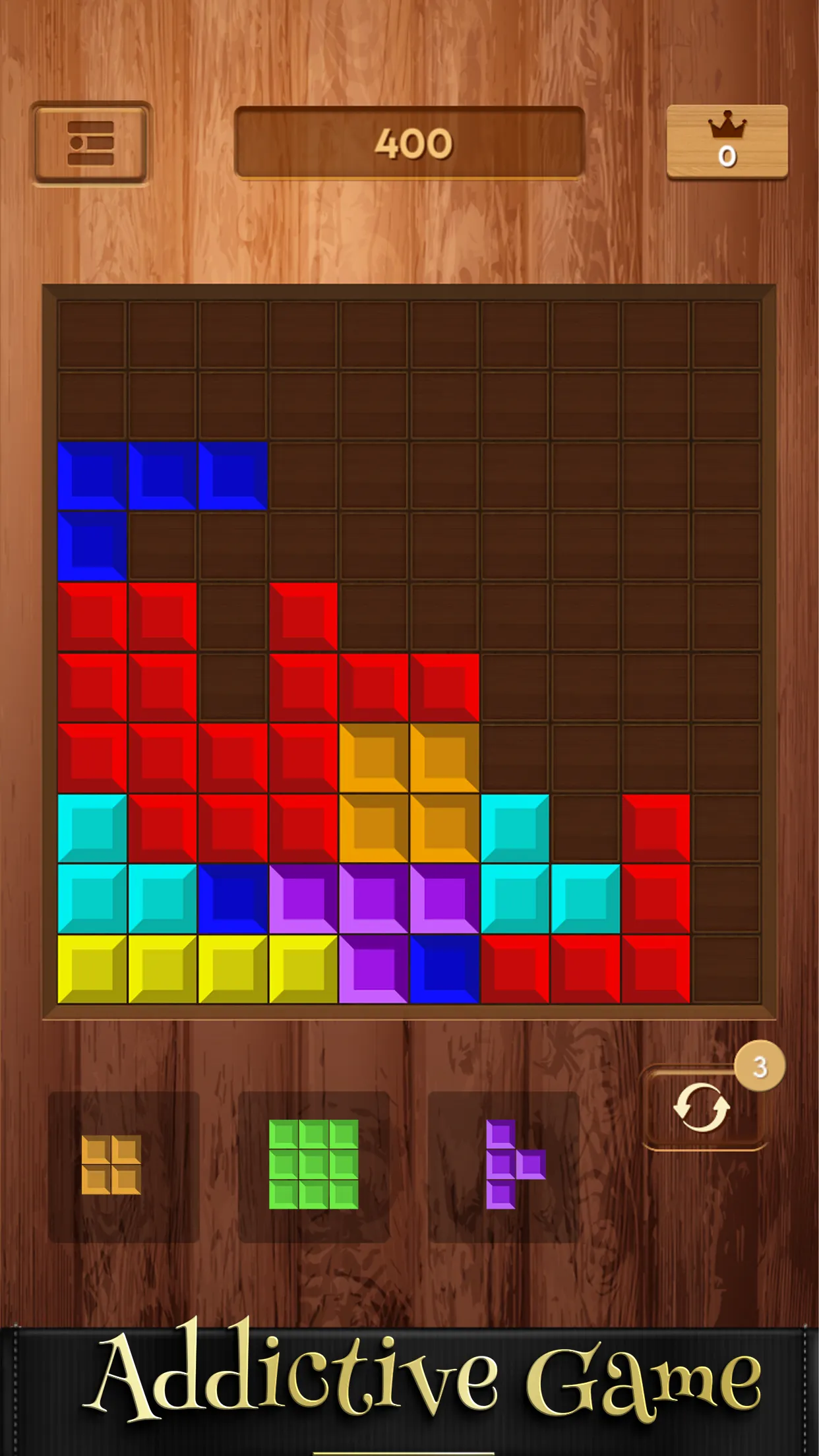 Wood Block Puzzle | Indus Appstore | Screenshot