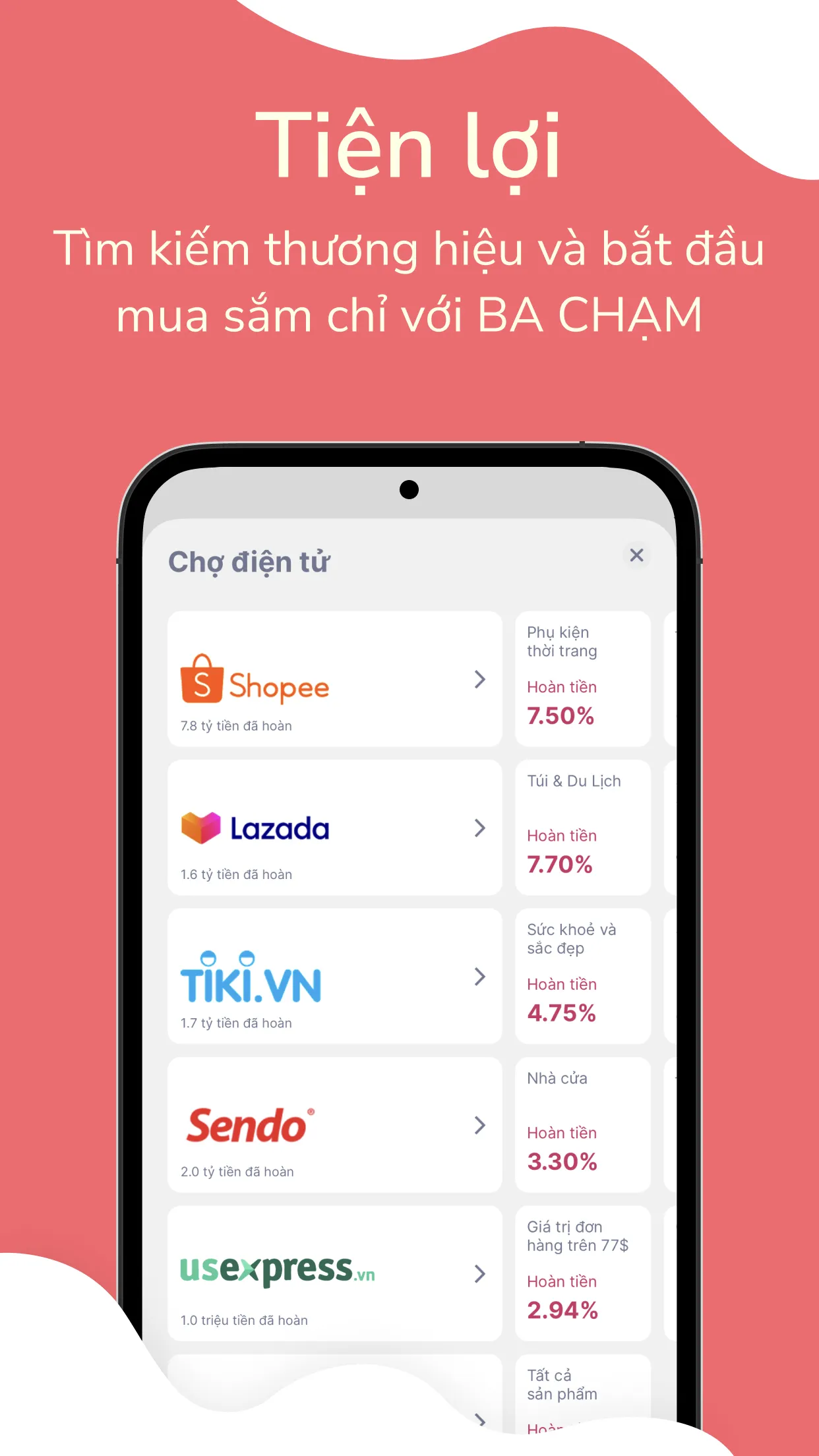 Cashbag: Hoàn tiền mua sắm | Indus Appstore | Screenshot