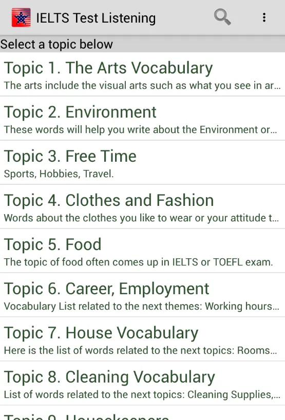 IELTS Test Listening Offline | Indus Appstore | Screenshot