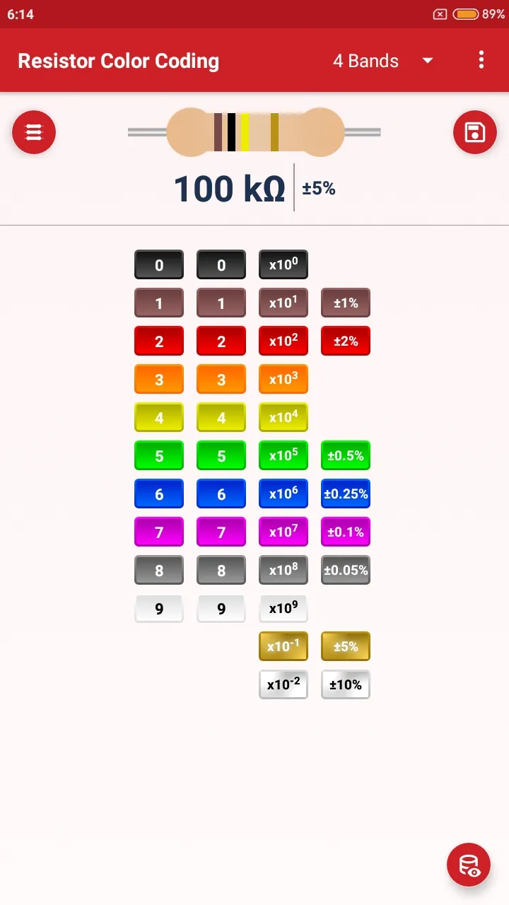 Resistor Color Coding | Indus Appstore | Screenshot