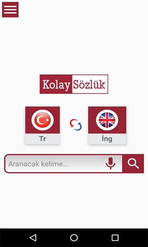 Kolay Sözlük İngilizce Türkçe | Indus Appstore | Screenshot