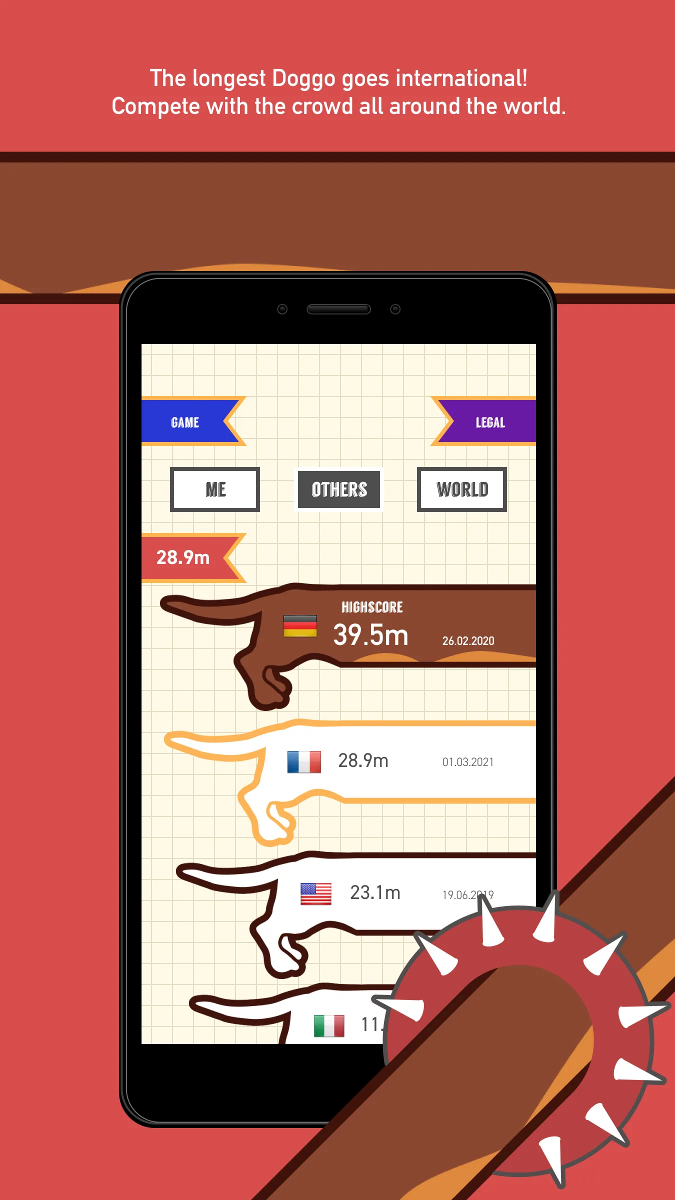 How long is your Doggo? | Indus Appstore | Screenshot