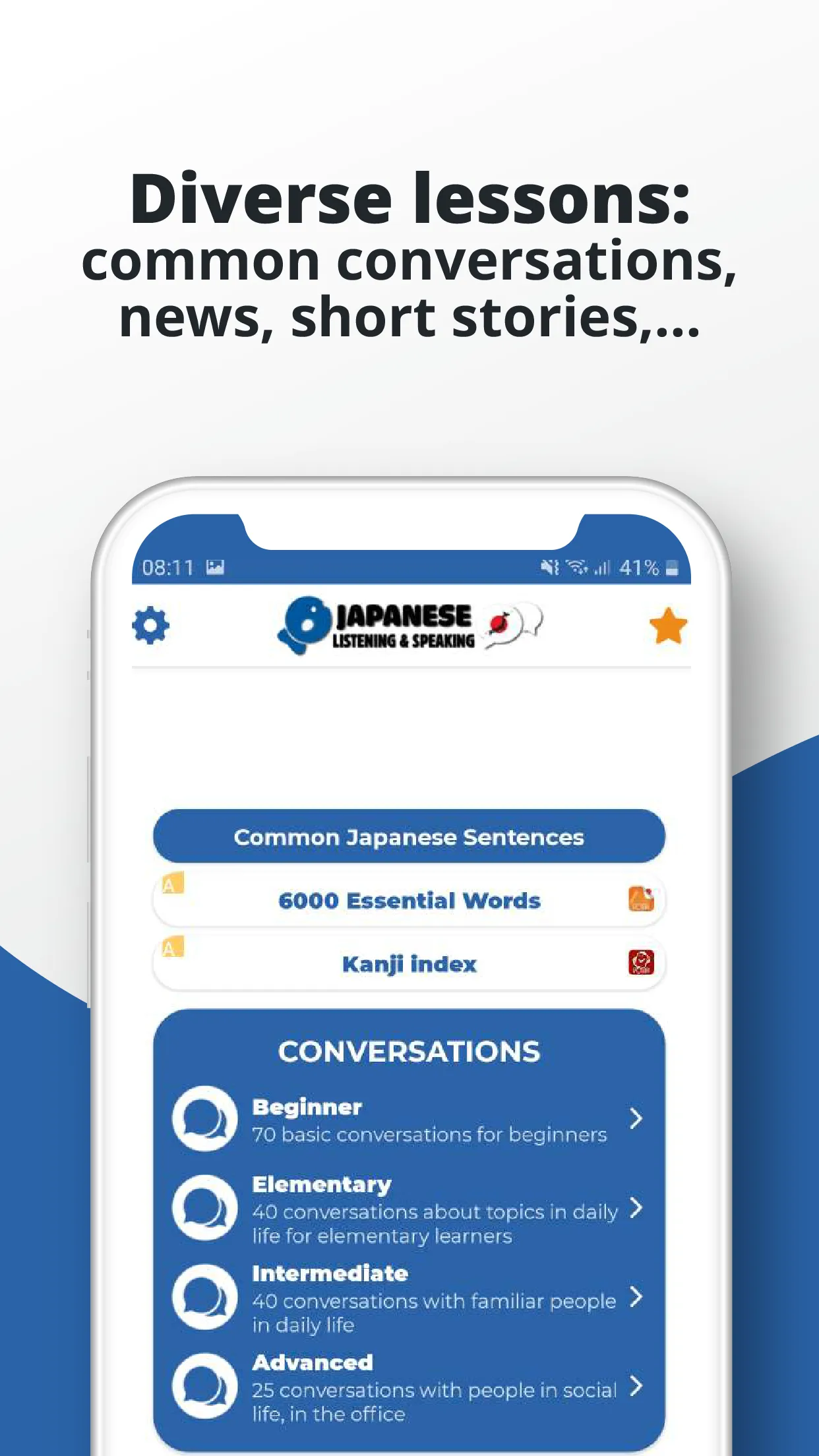 Japanese ー Listening・Speaking | Indus Appstore | Screenshot