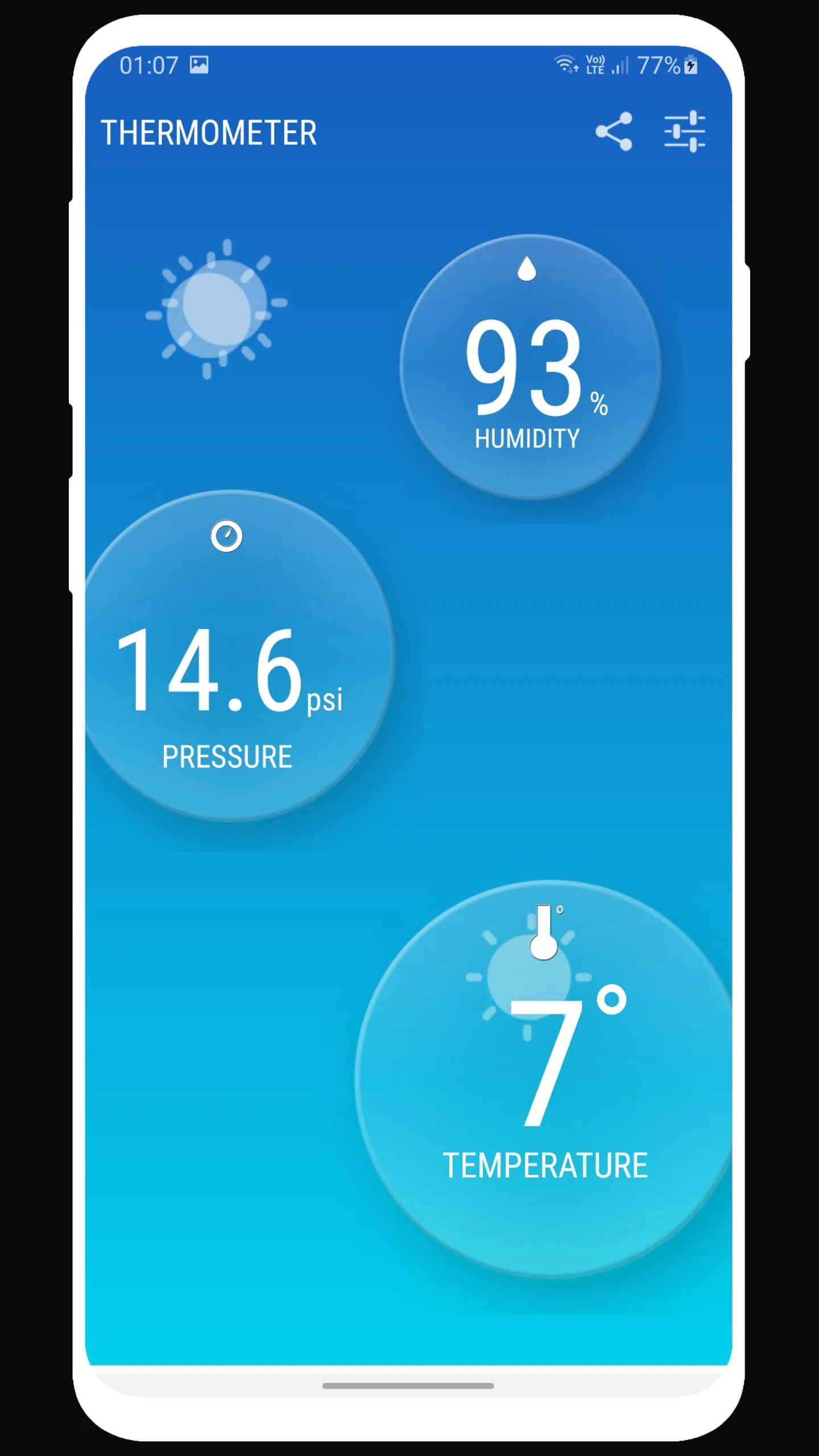 Outdoor Thermometer | Indus Appstore | Screenshot