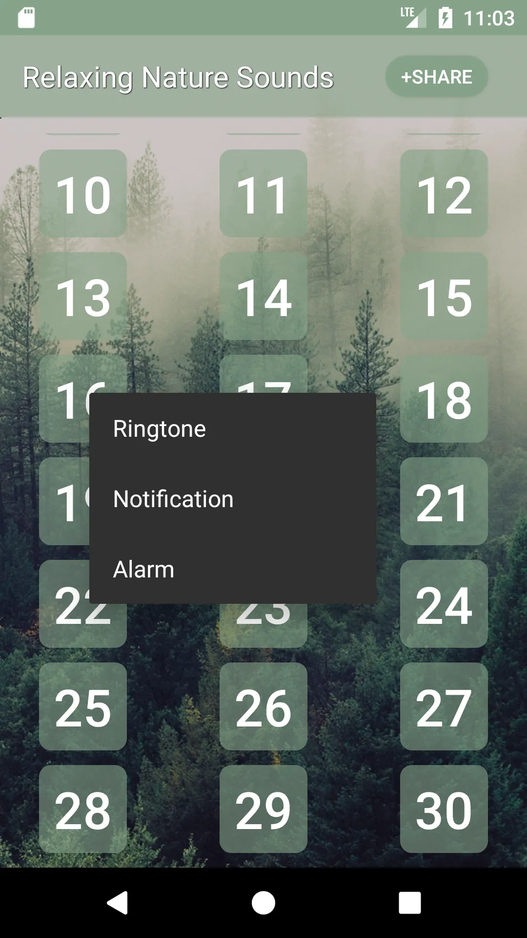 Relaxing Nature Soundboard | Indus Appstore | Screenshot