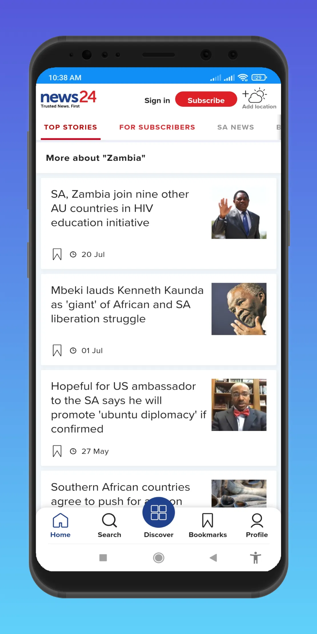 All Zambia Newspapers | Indus Appstore | Screenshot