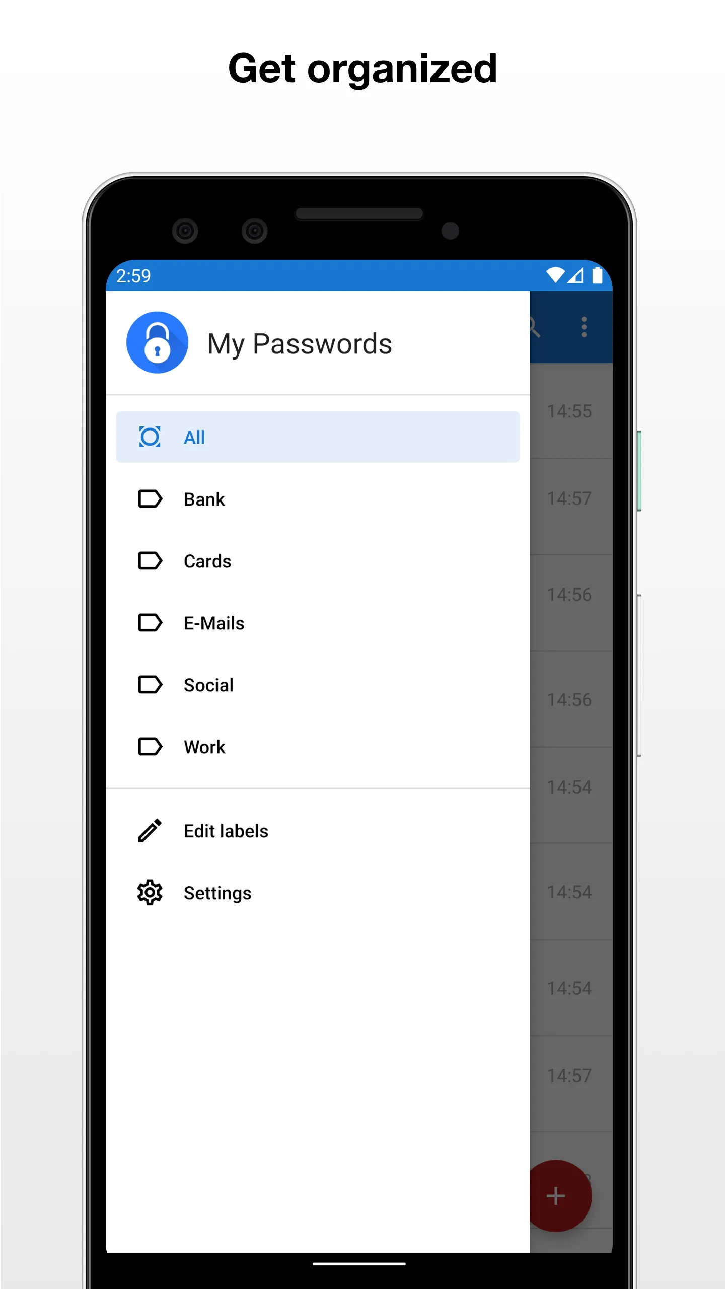My Passwords Manager | Indus Appstore | Screenshot
