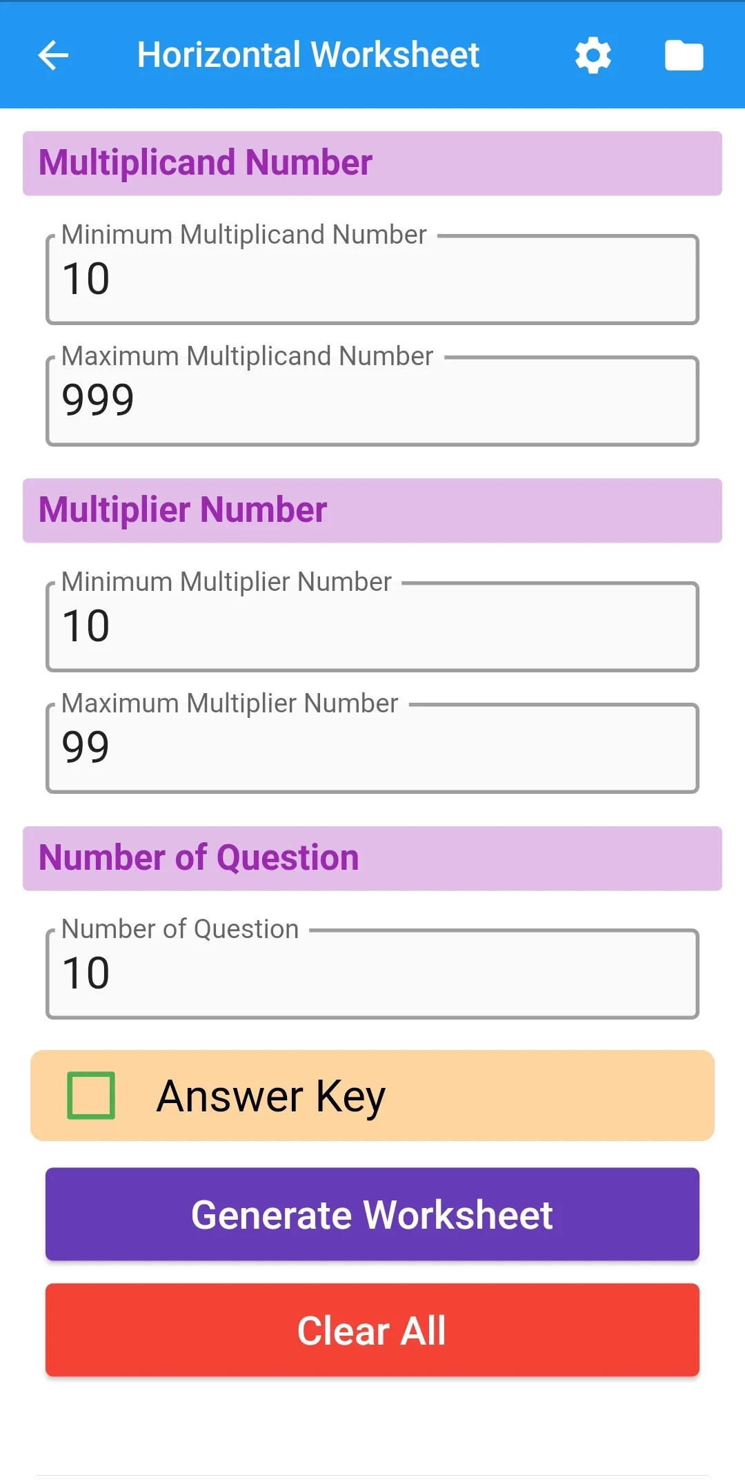 Math Long Multiplication | Indus Appstore | Screenshot