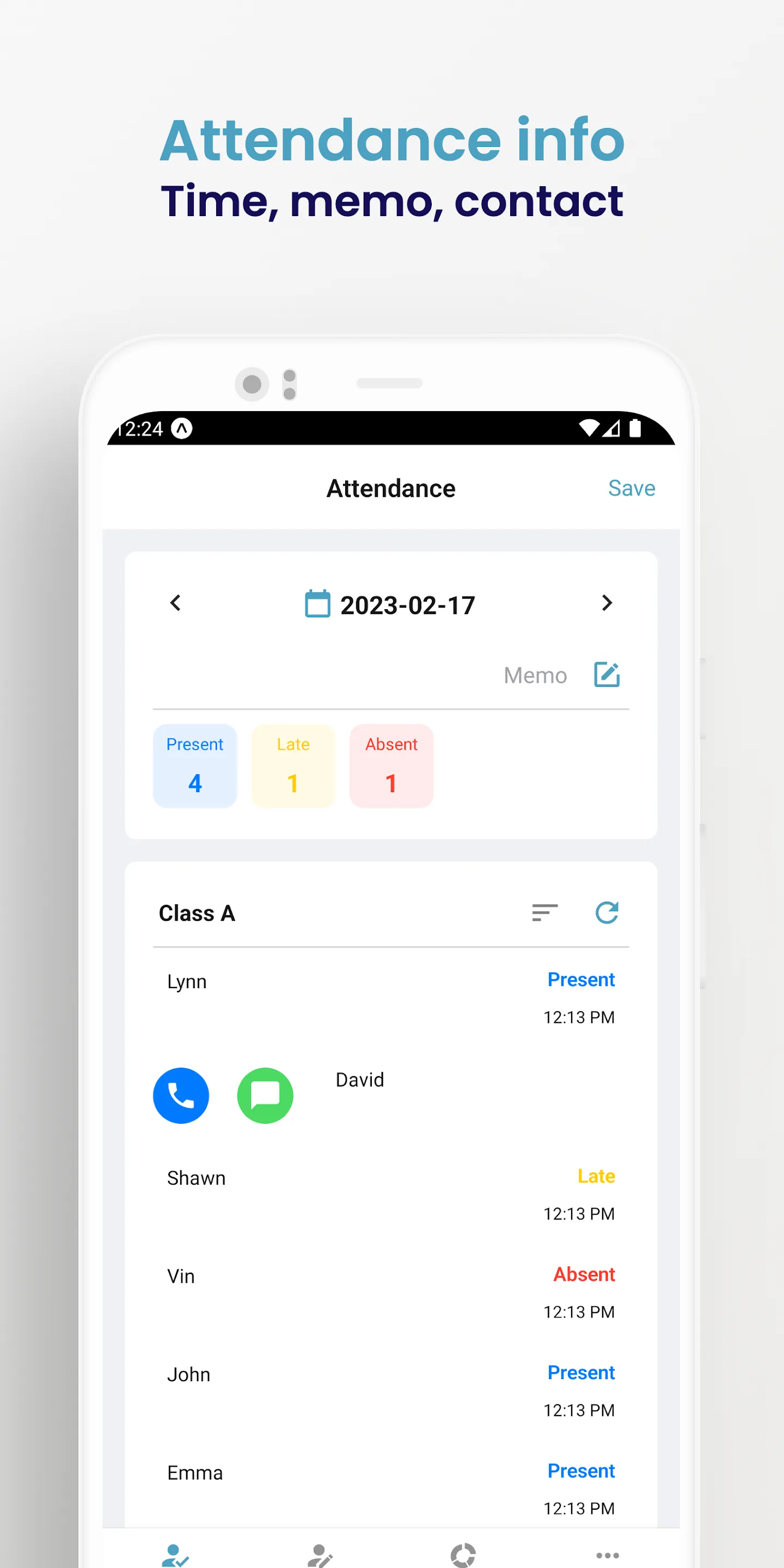 Attendance Tracker | Indus Appstore | Screenshot