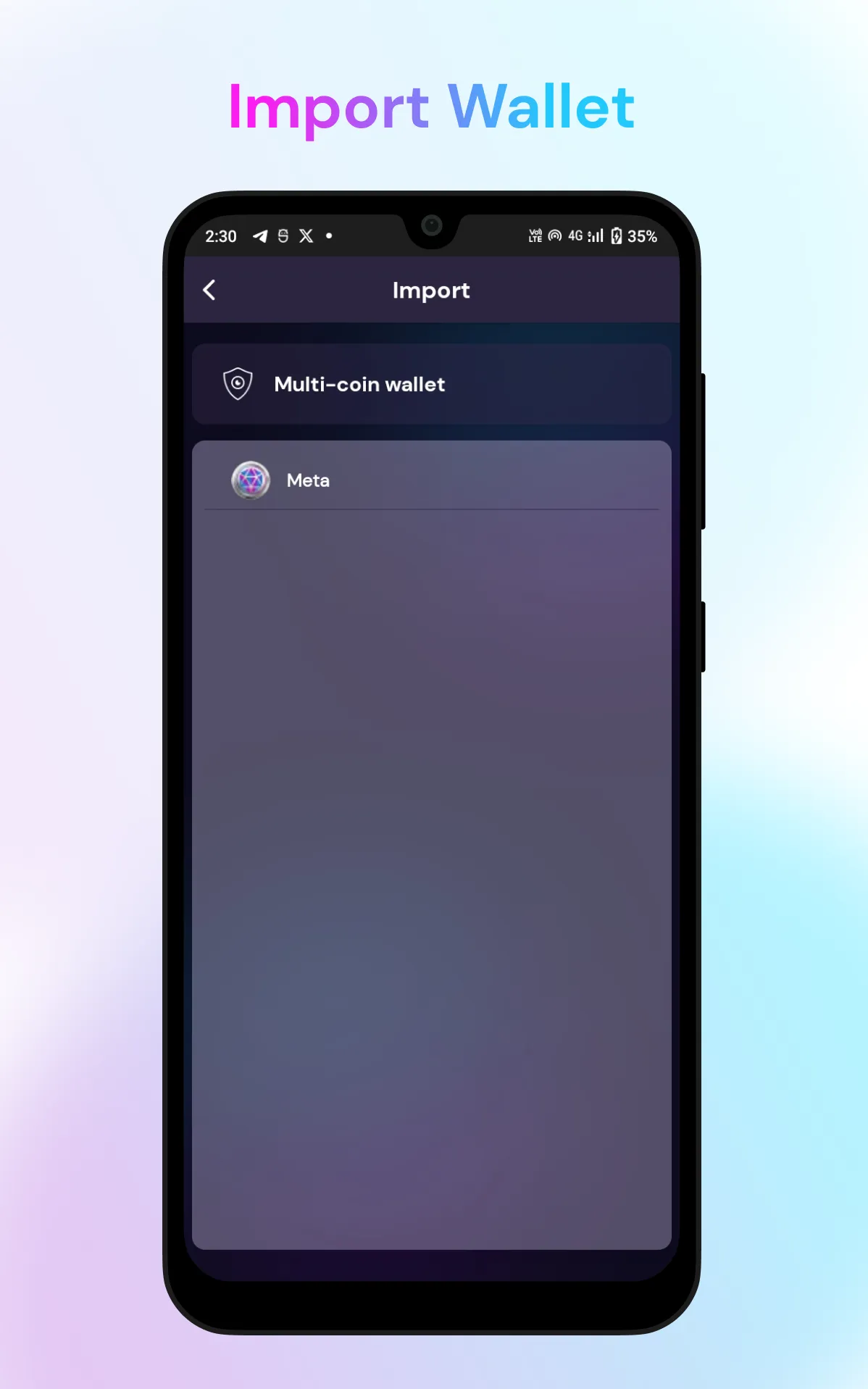 Metatron wallet | Indus Appstore | Screenshot