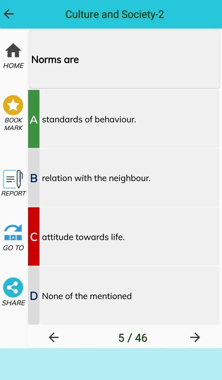 Sociology MCQs Test | Indus Appstore | Screenshot