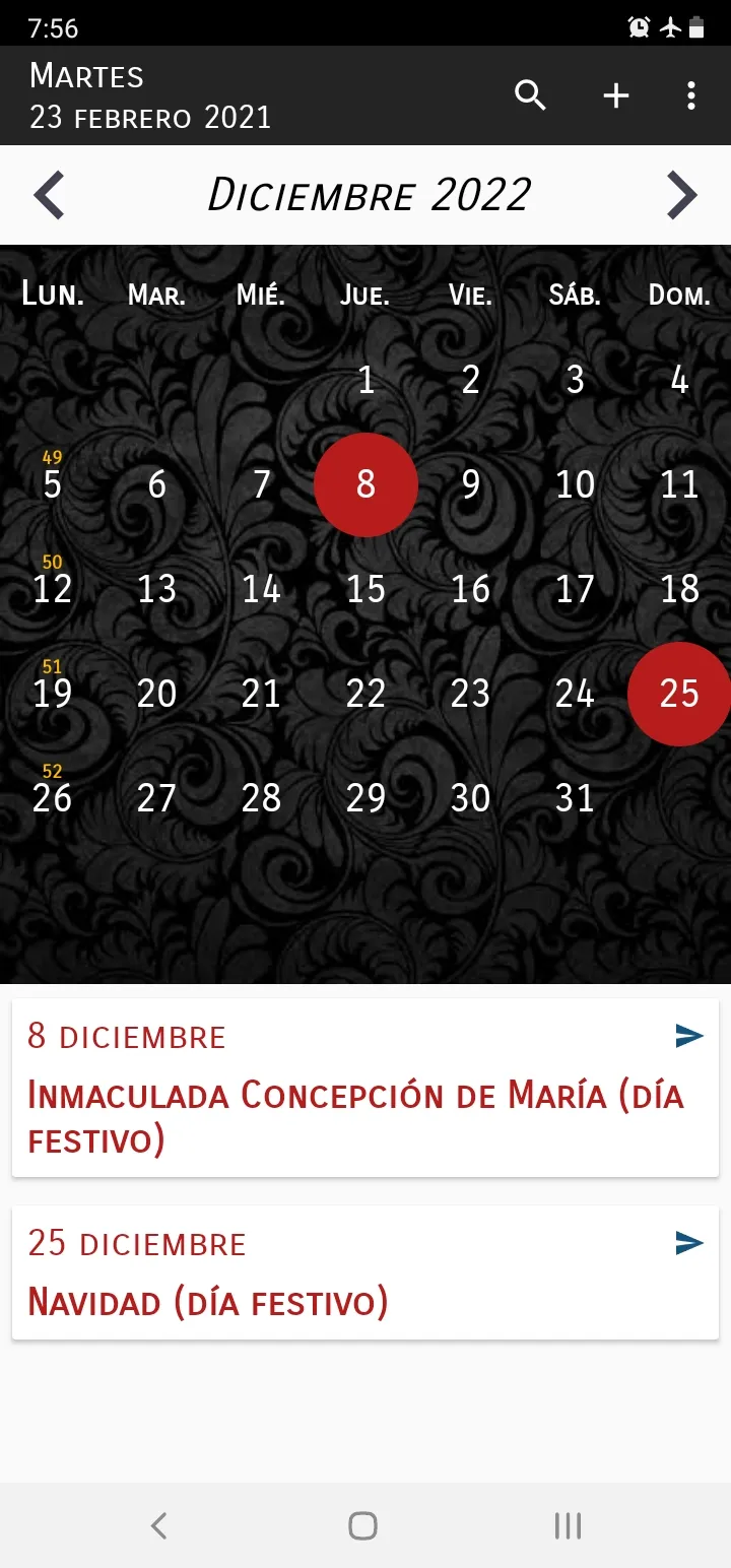 Calendario Chile | Indus Appstore | Screenshot