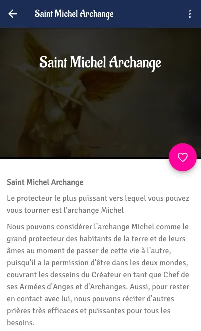 Prière a Saint Michel archange | Indus Appstore | Screenshot