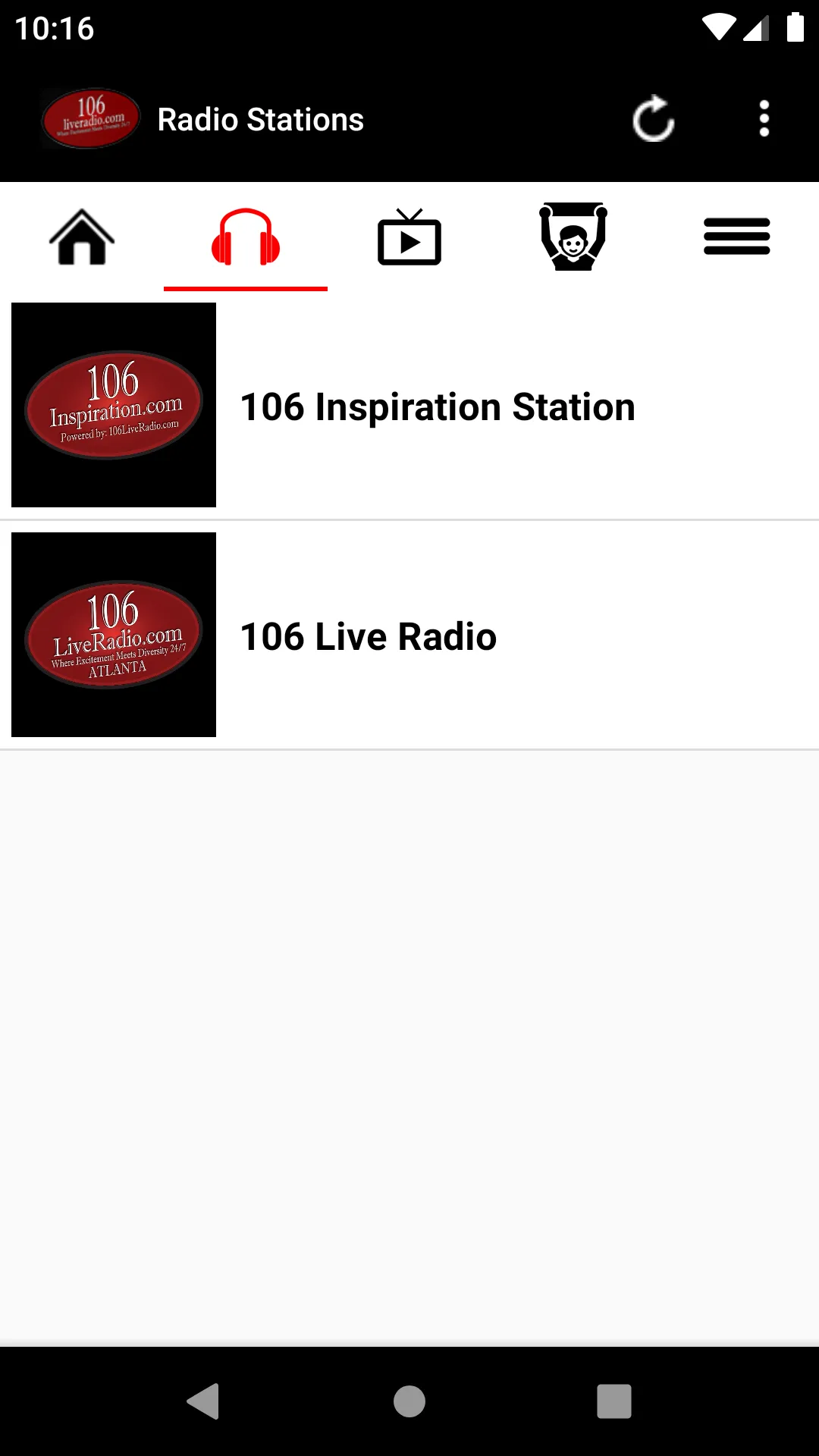 106 Live Radio | Indus Appstore | Screenshot