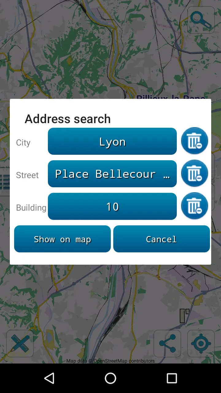 Map of Lyon offline | Indus Appstore | Screenshot