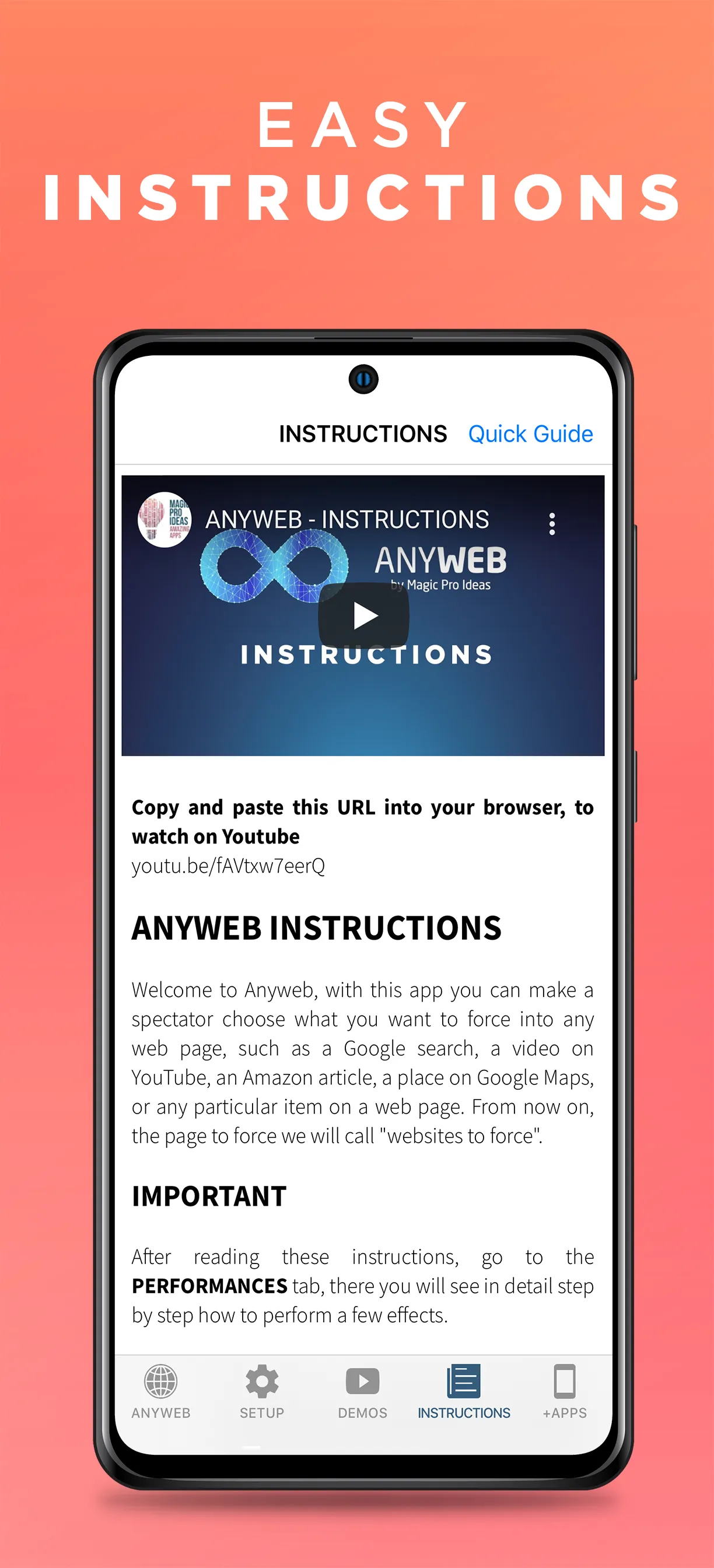 AnyWeb Magic Tricks Browser | Indus Appstore | Screenshot