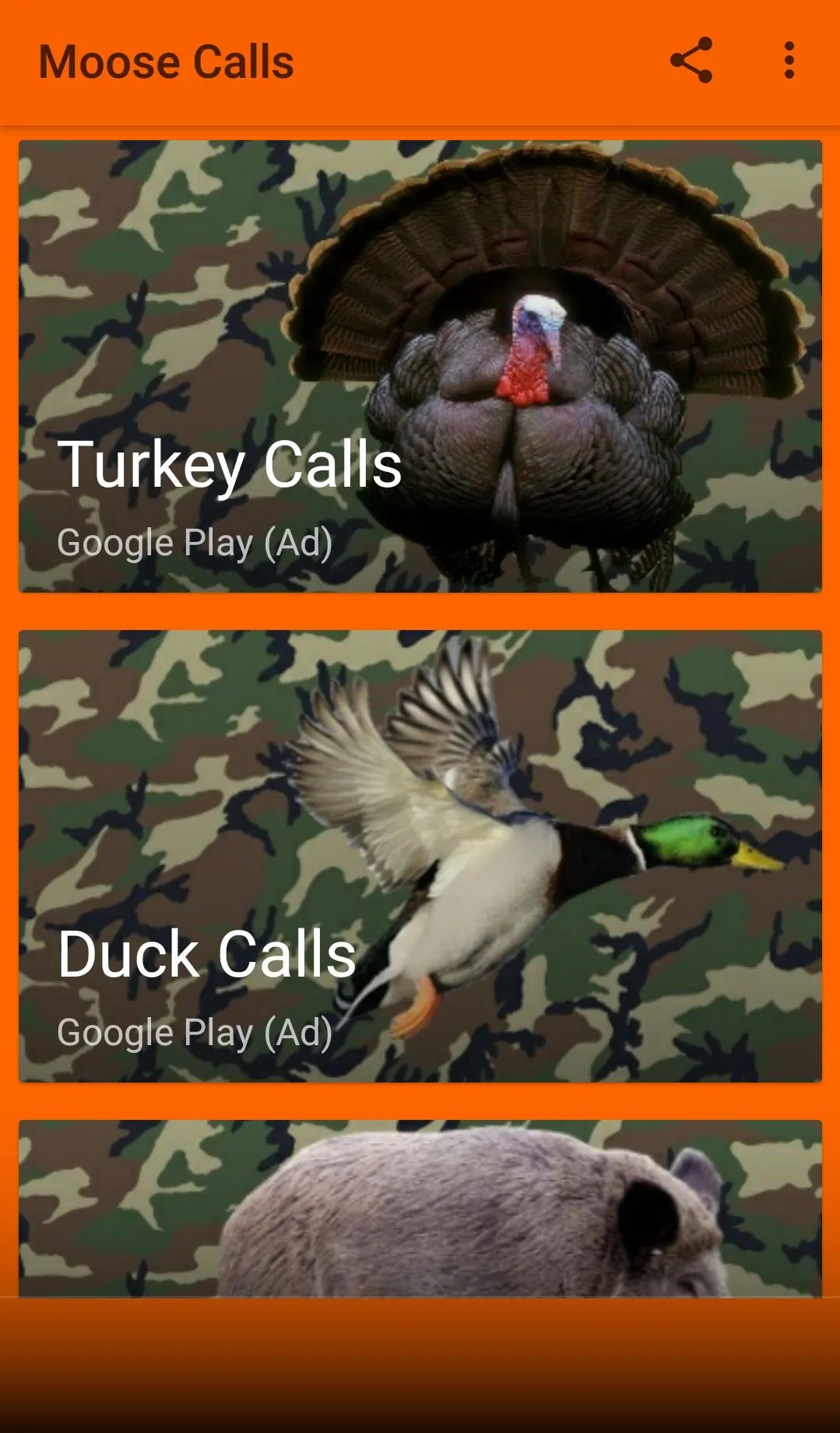 Moose Hunting Calls | Indus Appstore | Screenshot